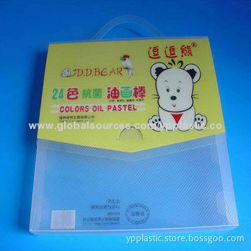 Plastic Printed Pen and Book Box